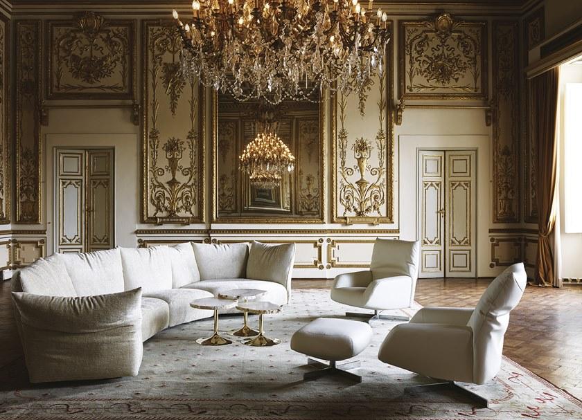 edra Поворотное кожаное кресло с подлокотниками  Chr010  - Вид №10