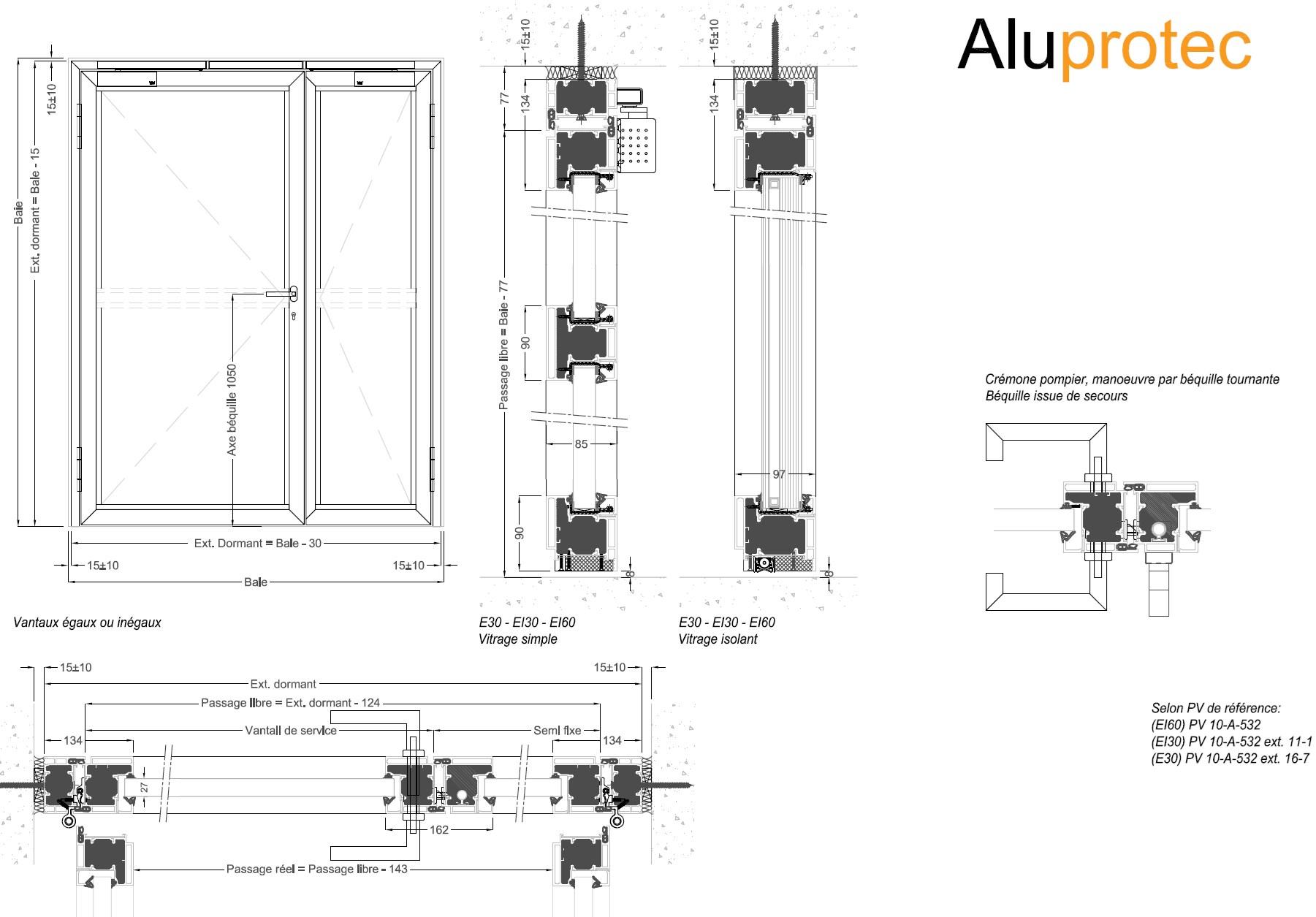 SVF Пожарный выход Aluprotec Aluprotec-bp2v - Вид №8