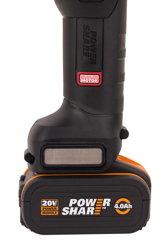 Углошлифовальная машина (УШМ) Worx WX813 PowerShare 20V 9083087 STDN-0061099 - Вид №4