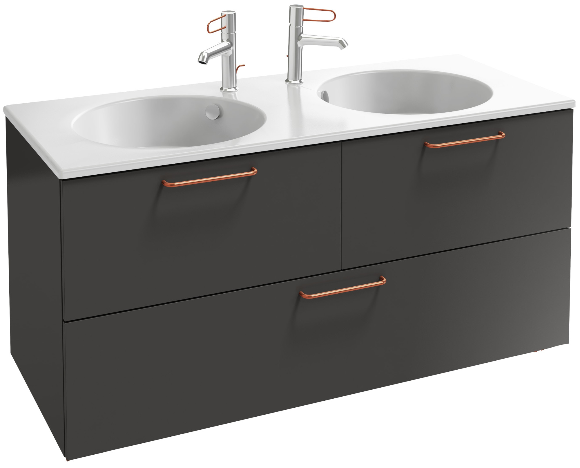 EB2545-R7-N14 Тумба под столешницу 120 см, 3 ящика, бронзовая ручка JACOB DELAFON ODÉON RIVE GAUCHE ODEON RIVE GAUCHE