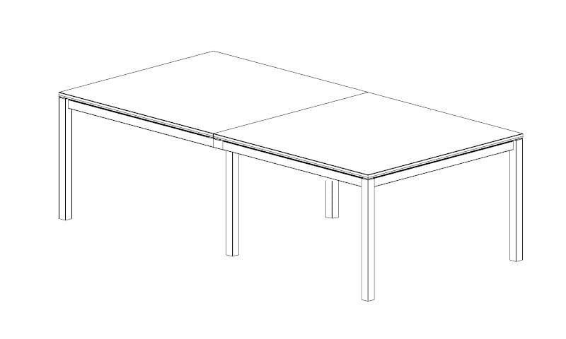 Модульный рабочий стол Quadrifoglio Group дизайн-офис ARCH-00089584 - Вид №23