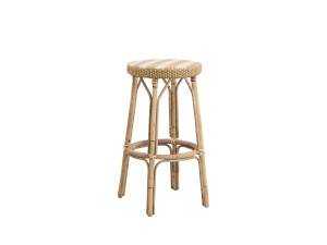 Табурет из ротанга и ArtFibre® с подставкой для ног