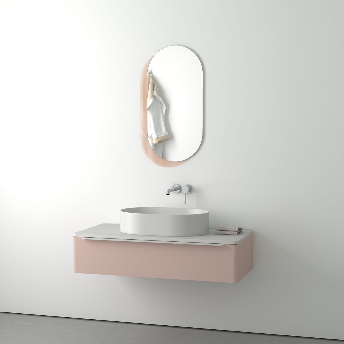 BY 0301 Зеркало на стеклянном основании EVOFORM Double - Вид №2