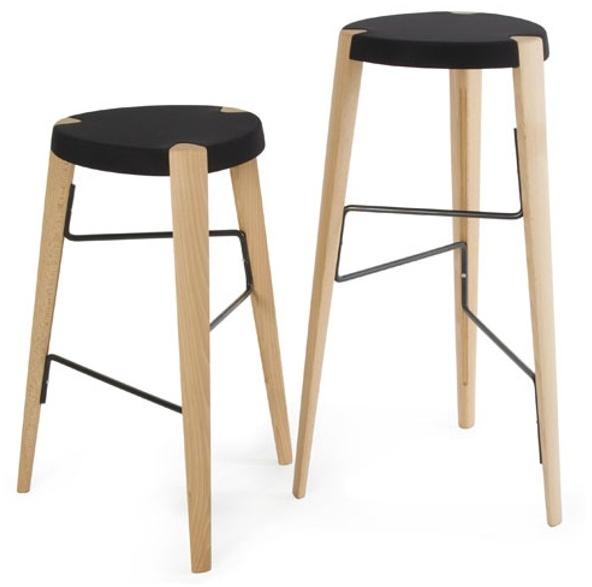 Zilio A&C Высокий табурет из бука sun-id-1413249 - Вид №1