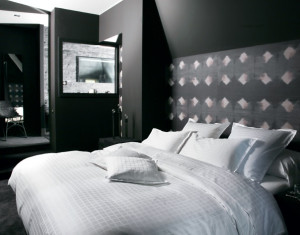 PAL_BL_200 КПБ Пододеяльник 200/220 белый прост 240/300 2 нав 50/73 сатин жаккард х/б Blanc des Vosges