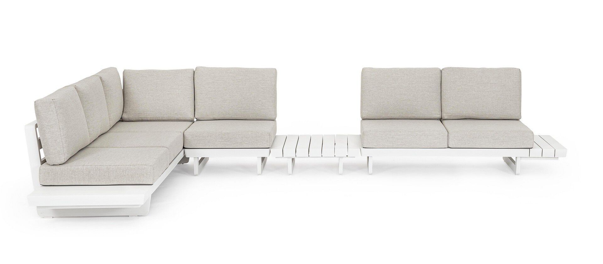 Угловой садовый диван из ткани BIZZOTTO Infinity ARCH-00091397 - Вид №2