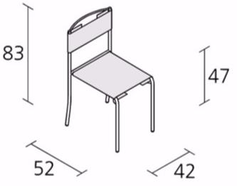 Alias Штабелируемый садовый стул Green sun-id-1463992 - Вид №3