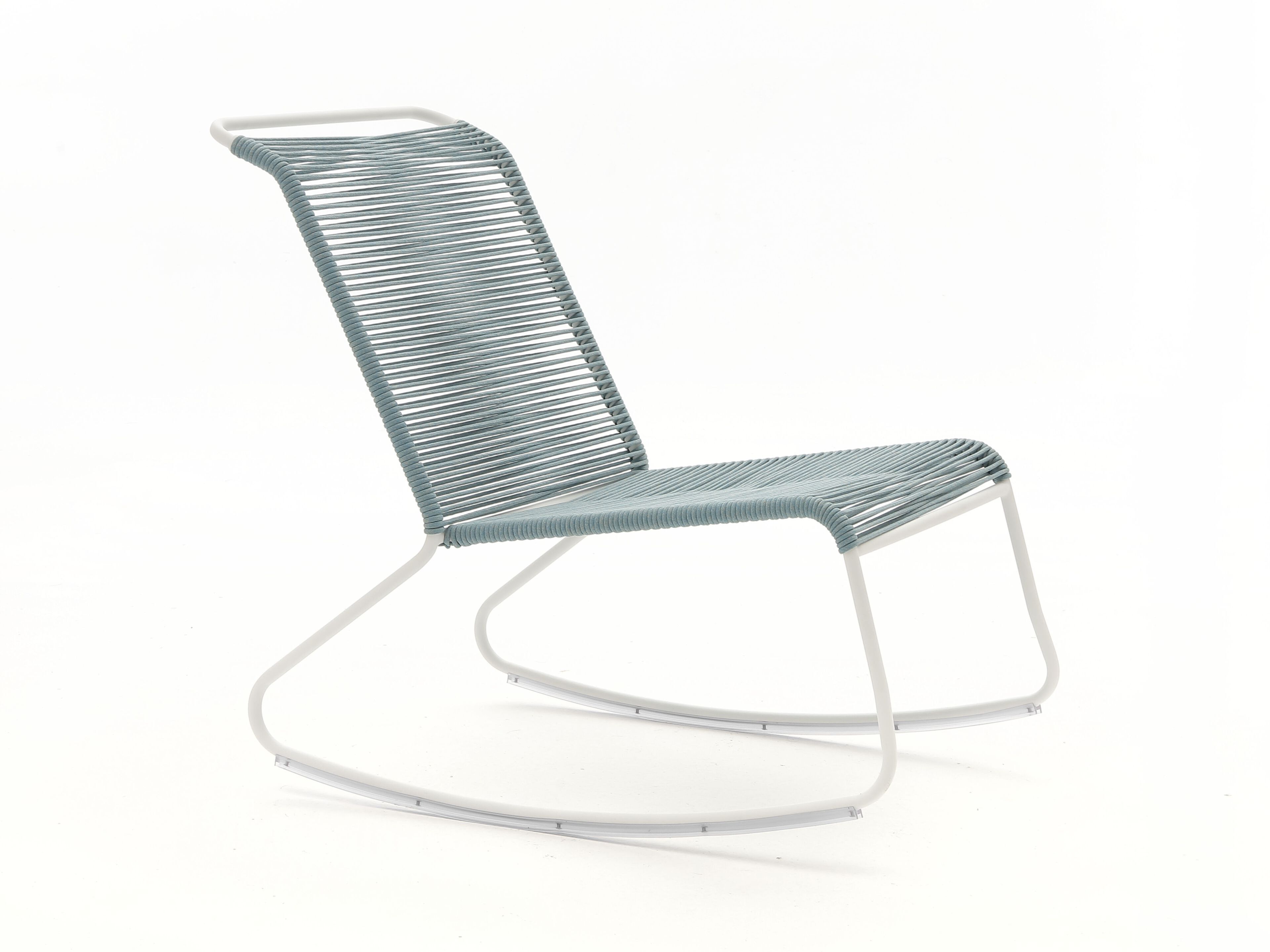 Плетеное алюминиевое садовое кресло-качалка Nodo Italia Beach House ARCH-00068244 - Вид №12