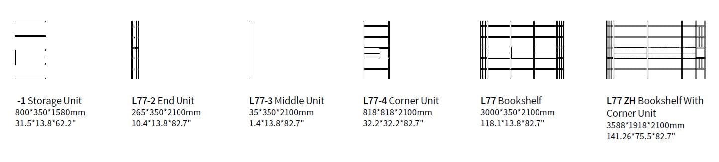 Деревянная модульная полка HC28 maison FOREST ARCH-00024226 - Вид №2