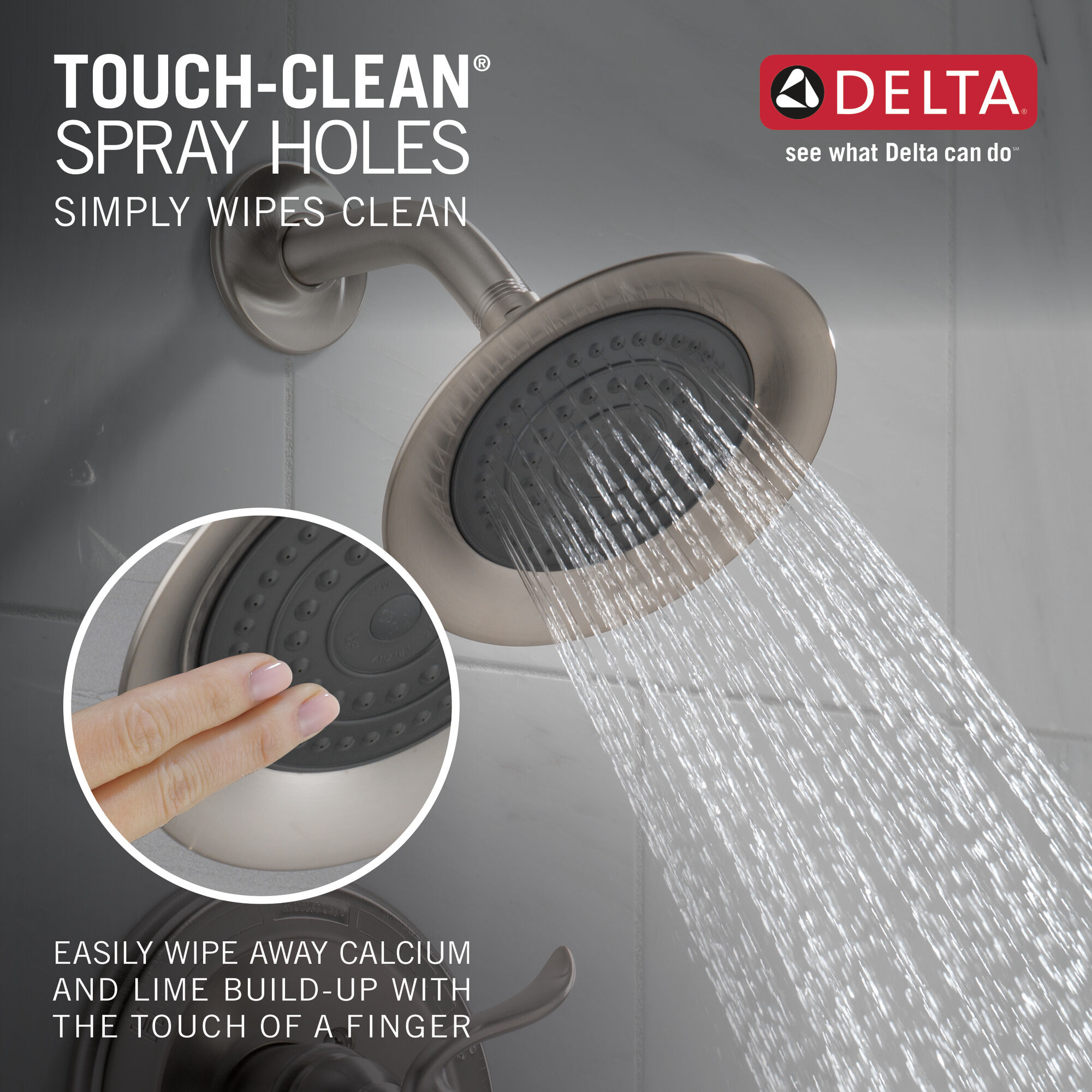 BT14496-SS Для ванны и душа Monitor® серии 14 Delta Faucet Windemere Нержавеющая сталь  - Вид №3