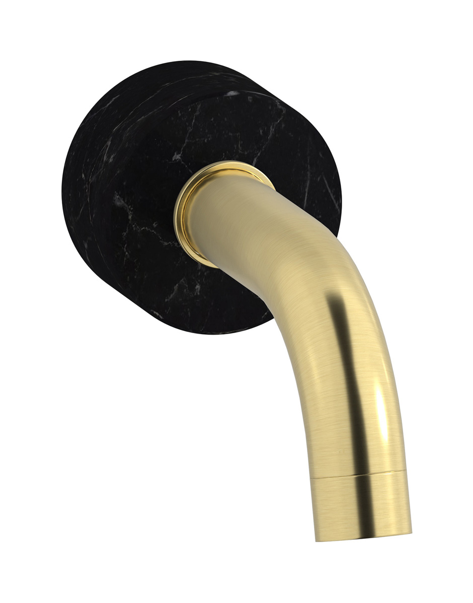 Настенный излив для ванны WE ARE IB mr327is_2 Brushed Pale Gold Marmo