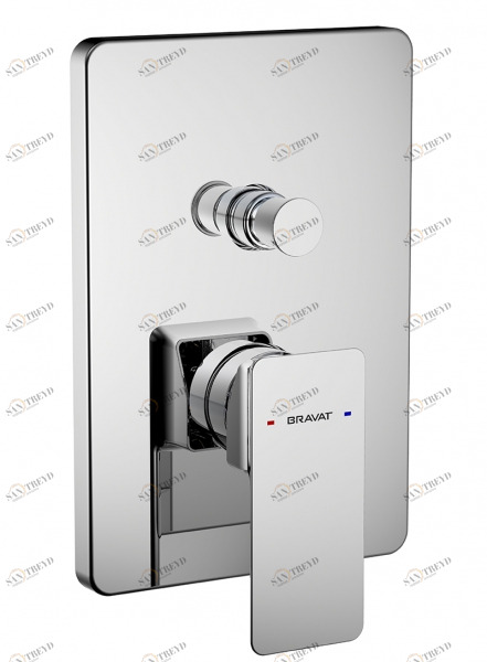 Встраиваемый смеситель 2-функц. PHILLIS PB856101CP-2-ENG bravat