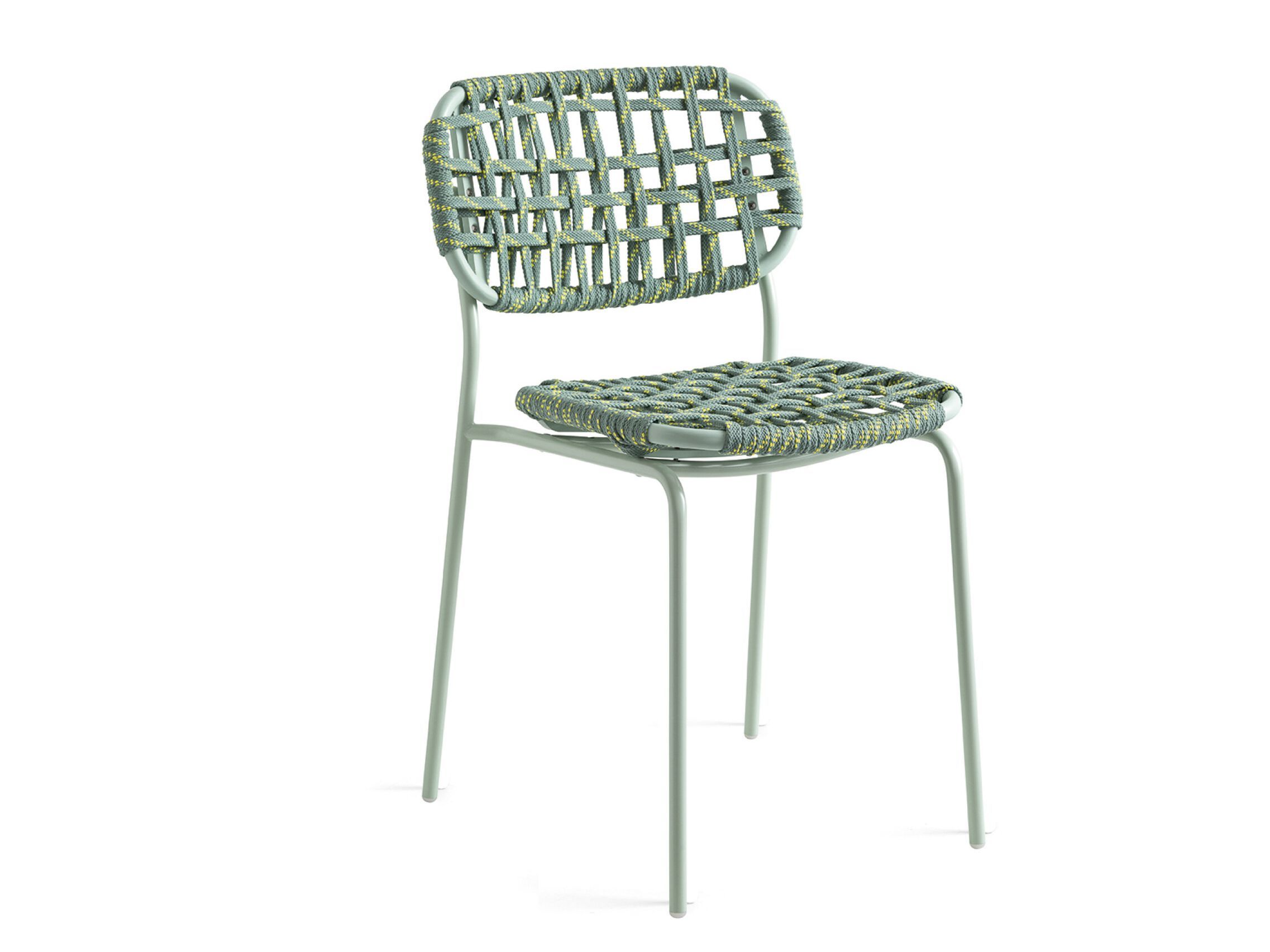 Полипропиленовый плетеный садовый стул Connubia Yo! ARCH-00101264