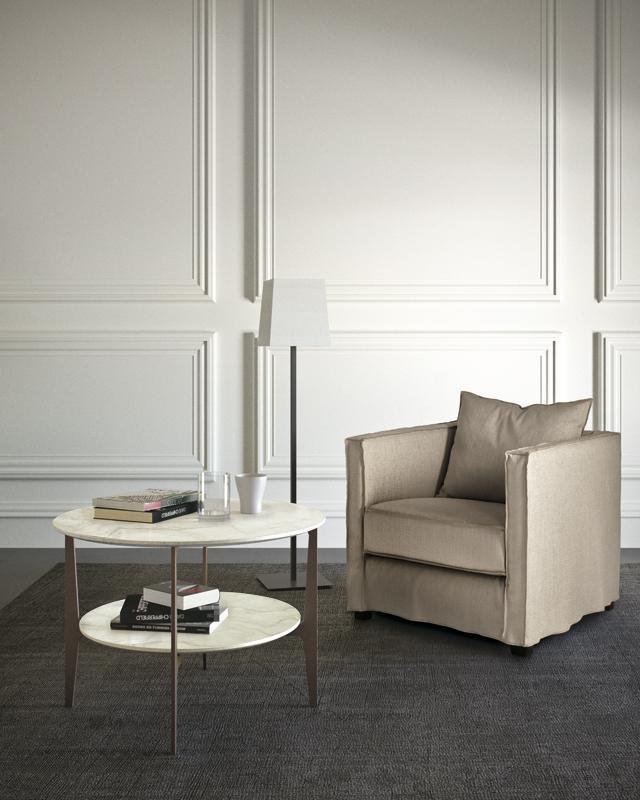 Casamilano Круглый журнальный столик из мрамора Duprè sun-id-1350627 - Вид №3