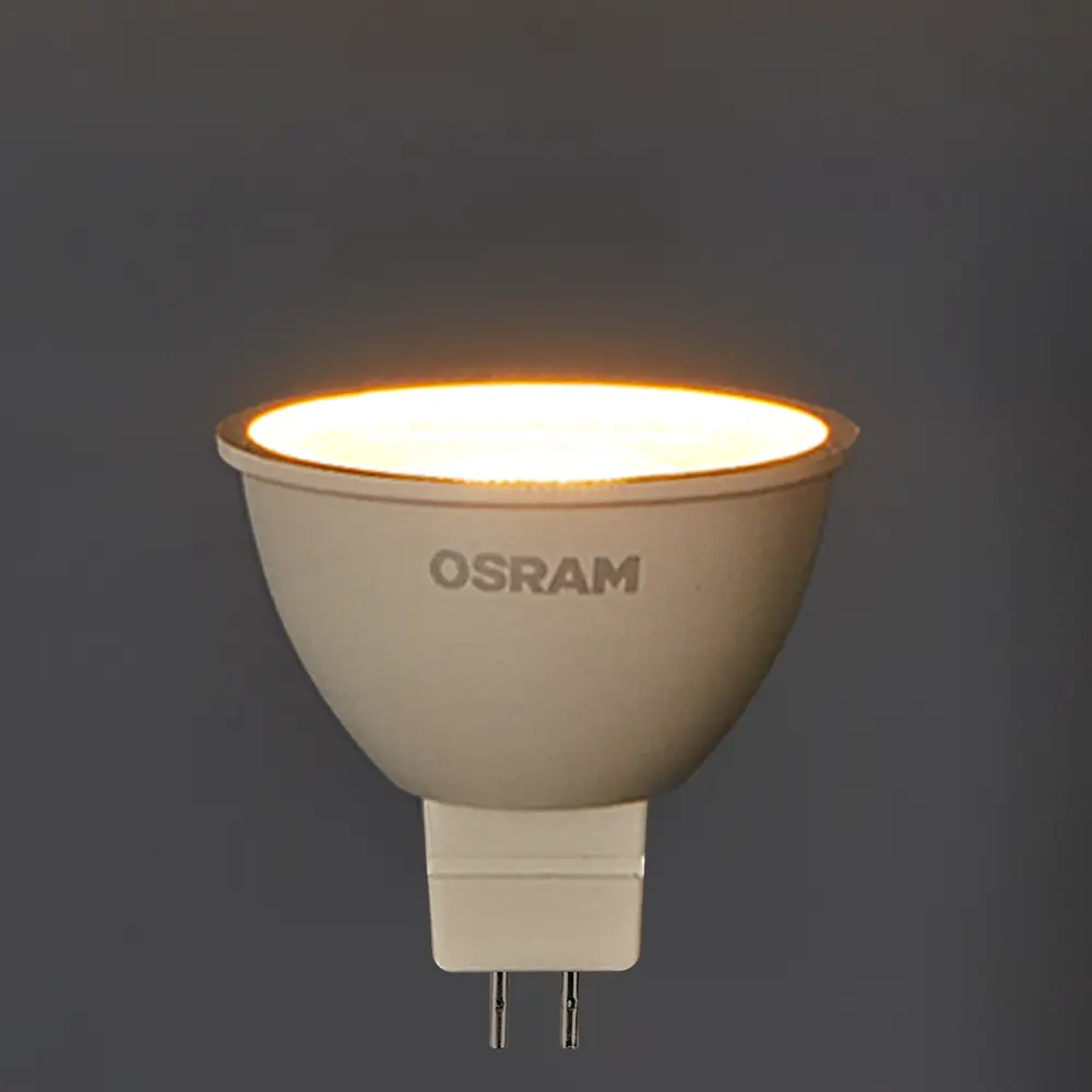 Светодиодная лампа Osram GU5.3 5Вт с теплым белым светом 2700K 89411174 STLM-1571827 - Вид №2