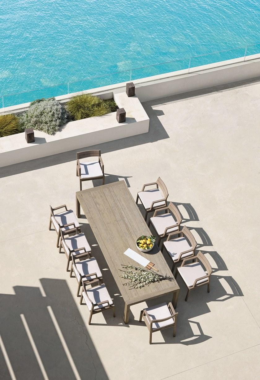 Ethimo Садовый стул из тика с подлокотниками Costes sun-id-1435780 - Вид №4