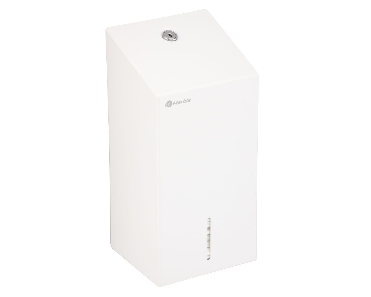 BSB401 Контейнер для туалетной бумаги STELLA WHITE LINE, вместимость до 400 листов, белый Merida  - Вид №7