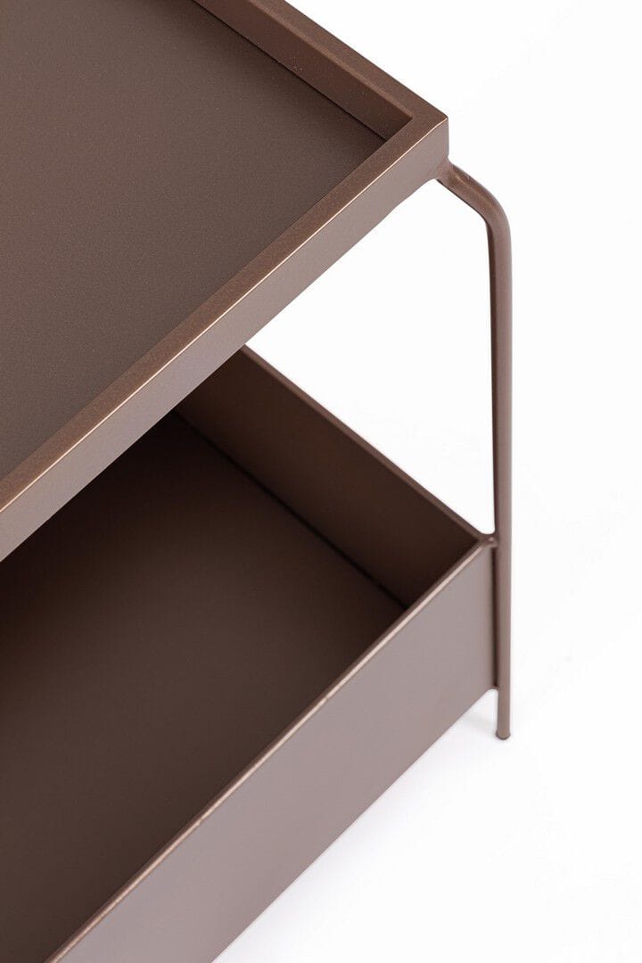 Высокий стальной журнальный столик с порошковым покрытием BIZZOTTO Годрик ARCH-00111948 - Вид №1