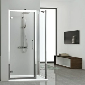 Двери в нишу 132 см KUADRA G+1F Novellini KUADRA