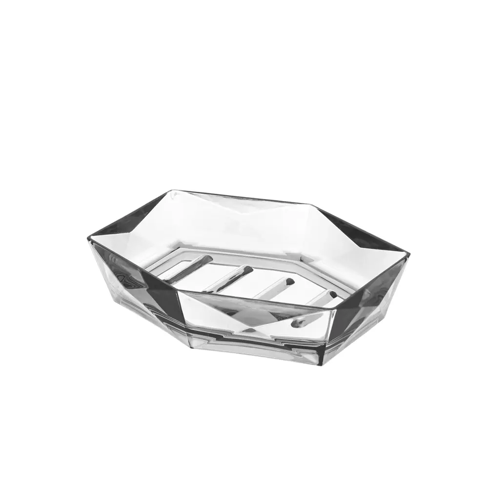 Мыльница Lemer Stellar STR03-GR, акрил, цвет дымчатый STLM-2155936