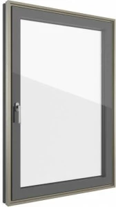 FINSTRAL Распашное окно из дерева-пвх Fin-ligna