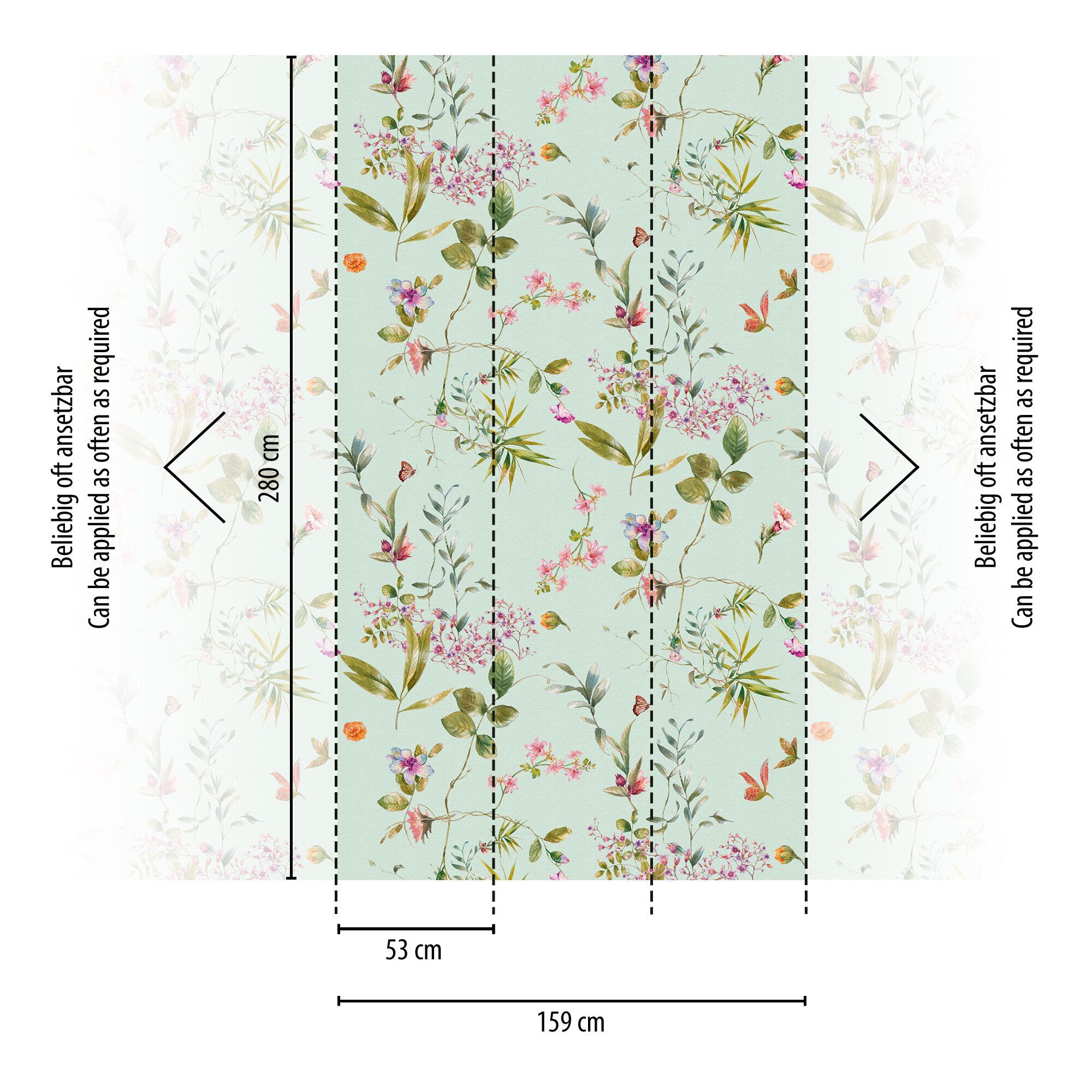 Цветочные узоры нетканые обои Architects Paper The Wall III ARCH-00008598 - Вид №2