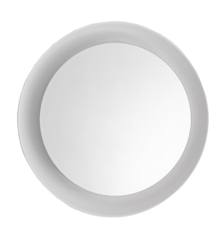 Зеркало белое большое круглое China Bone PUSHA ДИЗАЙНЕРСКИЕ 062663 Белый  - Вид №1