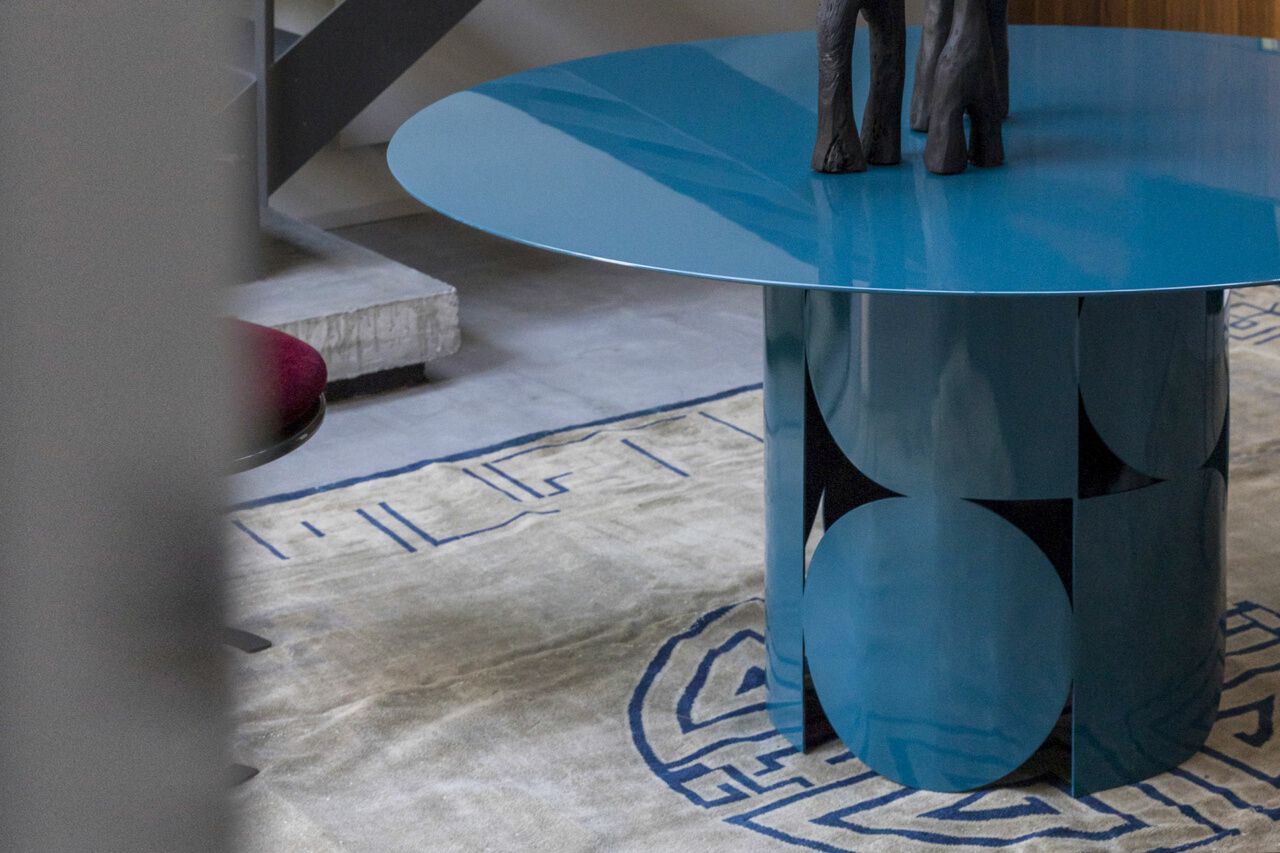 Круглый стол из МДФ Mogg Форма ARCH-00006779 - Вид №3