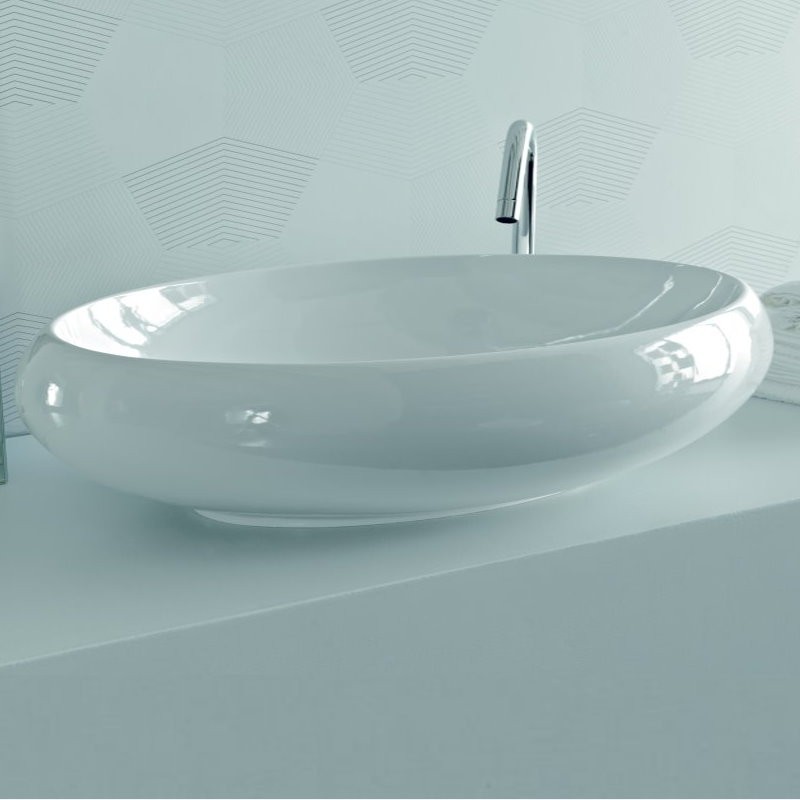 43432 Накладная раковина на столешницу  овальная Ceramica Hidra  - Вид №1