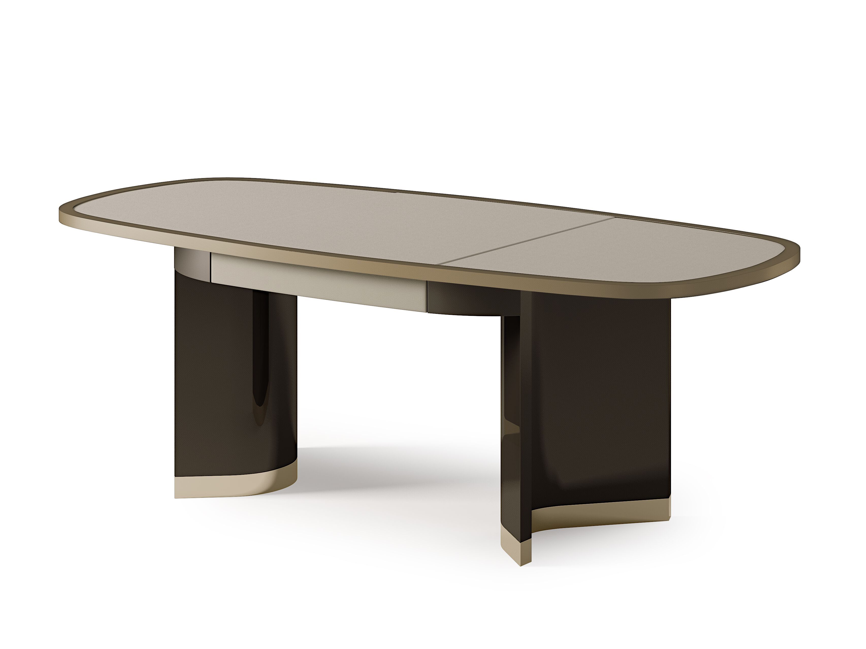 Деревянный стол с кожаной обивкой Bizzotto Italia Atmosphera ARCH-00055564 - Вид №1