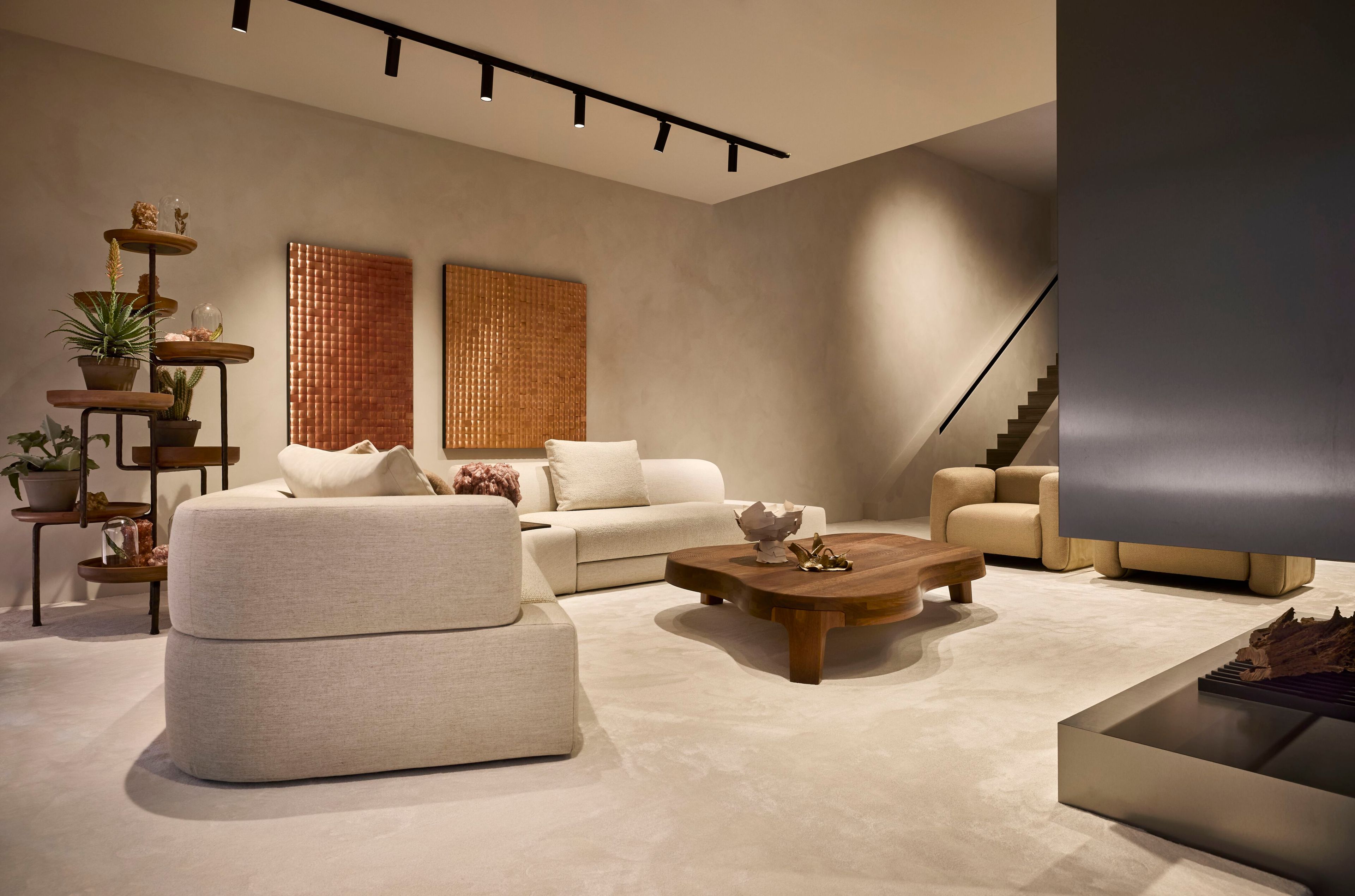 Алюминиевый и деревянный высокий круглый держатель для горшков Linteloo ORBIT ARCH-00028791 - Вид №7