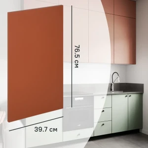 Фасад кухонный Тара 39.7×76.5 см терракотовый KONSENSA МДФ 89385576