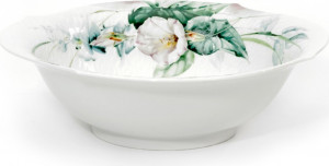 91636 Meissen Салатник круглый 27см "Игра волн, рельеф, дикая флора" Фарфор
