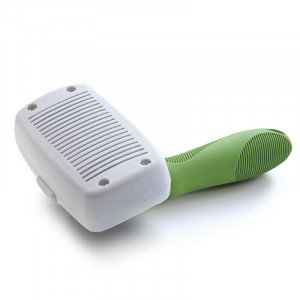 ПР0059558 Щетка-пуходерка для животных Премиум самоочищающаяся M, 9,8х17,7см (блистер) TRIOL