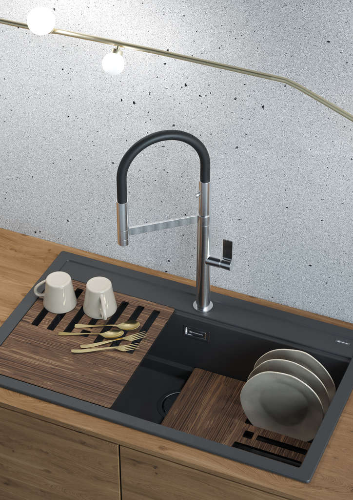 Смеситель для кухни Osaka C-BL OMOIKIRI 4994333 - Вид №2