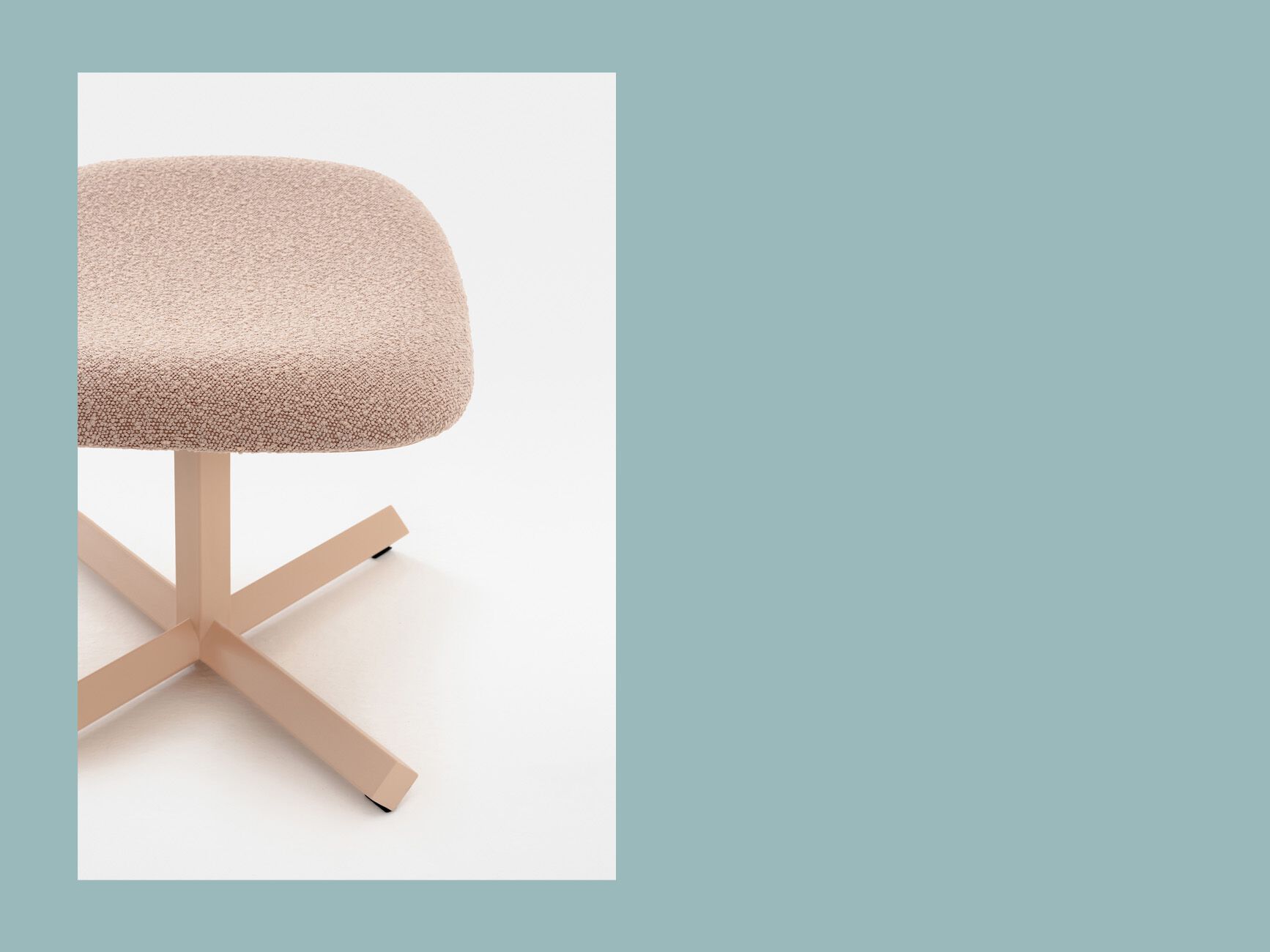 Стальная 4-спицевая мягкая подставка для ног Mara Typo ARCH-00087515 - Вид №7