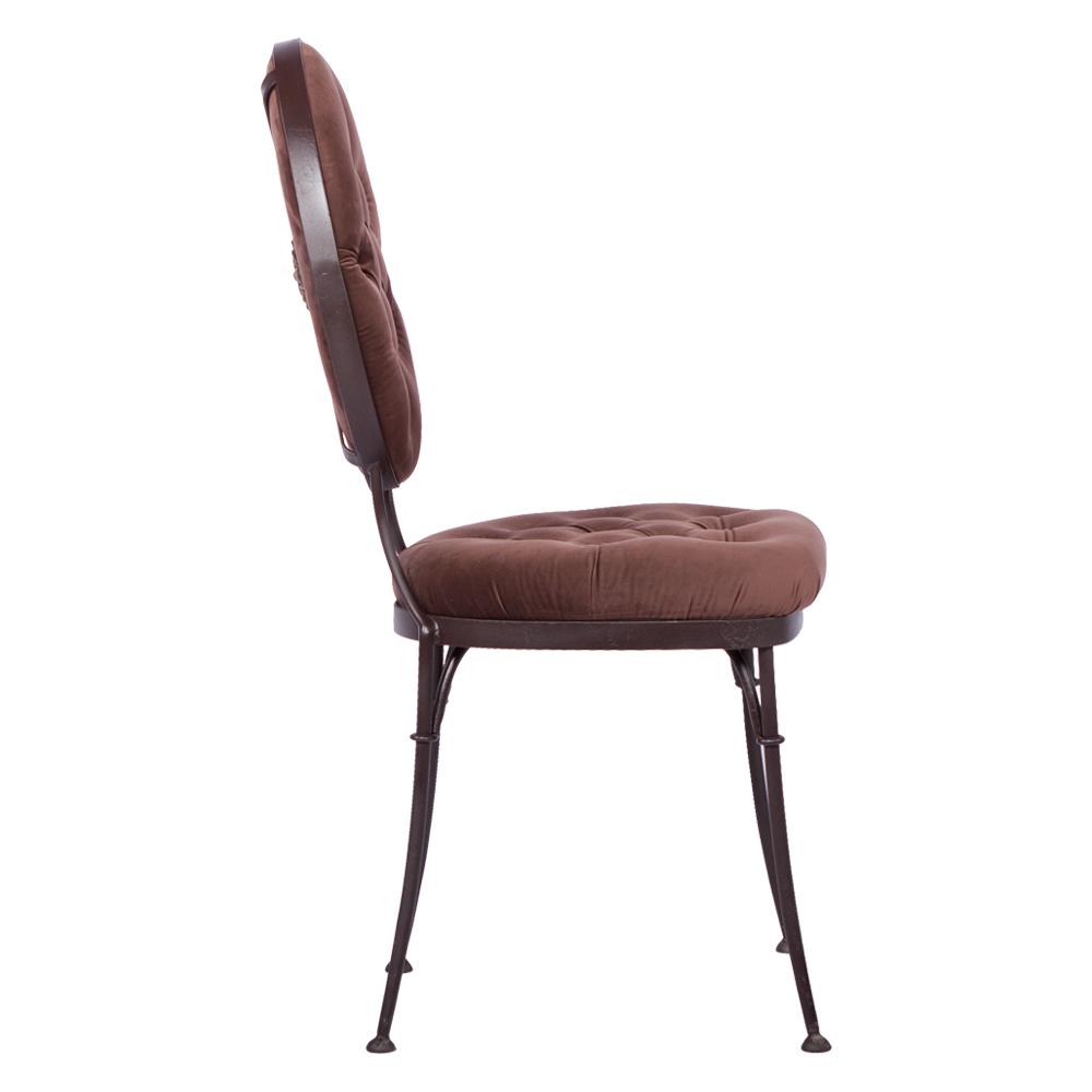 19015 Стул кованый Аделаида Шоколад Амбер Того Мускатный орех BOGACHO 4627138235607 - Вид №3
