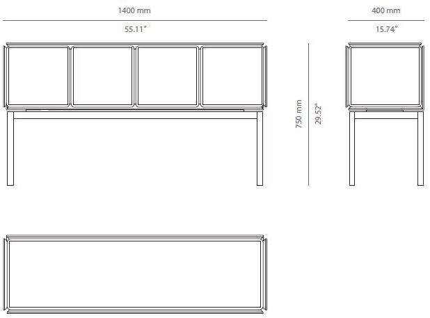 PRADDY Комод деревянный с распашными дверцами Barbican Tr031/tr064 - Вид №6