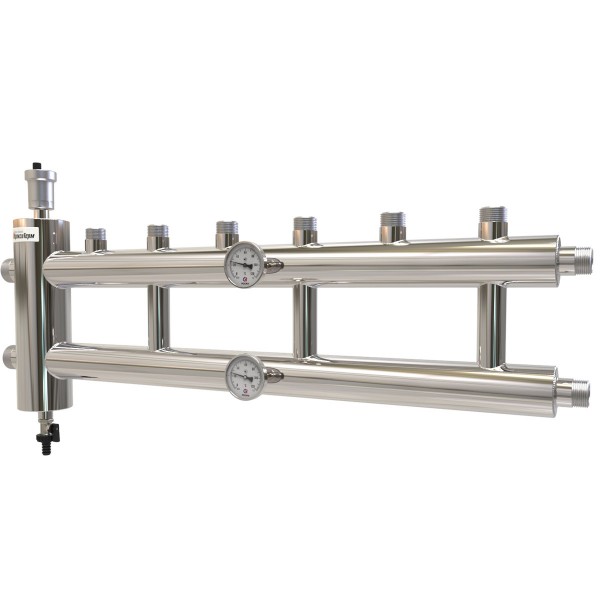 Купить Распределительный коллектор с гидрострелкой 85 кВт, 3+1 контур Прокситерм GSK3231 - Вид №1