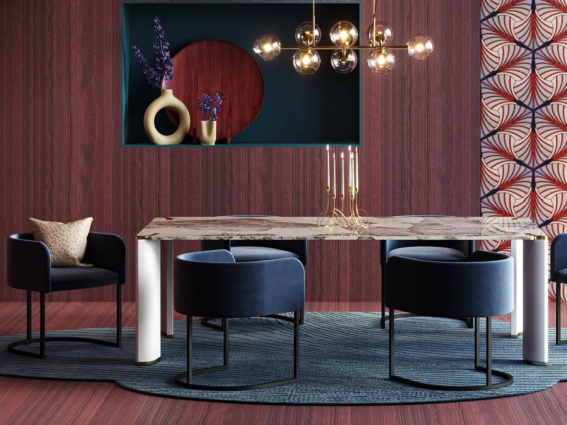 Прямоугольный обеденный стол из керамогранита CASA +39 ENCORE Italia ARCH-00010018 - Вид №1