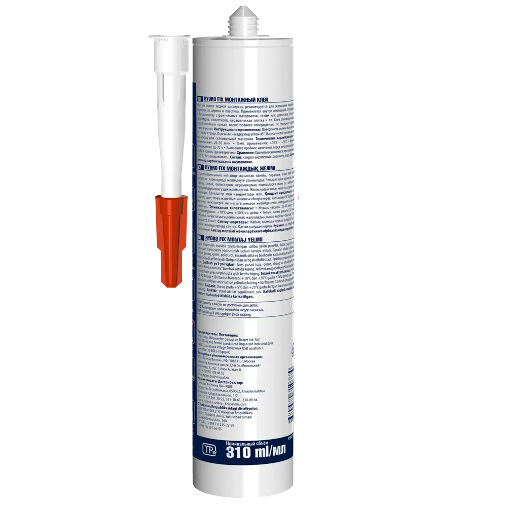 Монтажный клей Tytan Hydro Fix для влажных помещений 310 мл 89379112 STLM-1539219 - Вид №2