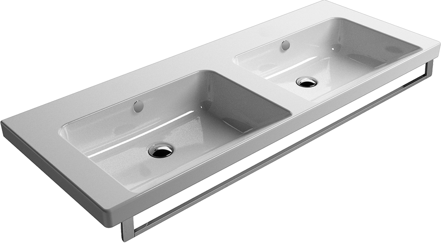 8625111 Подвесная раковина настенная овальная GSI ceramica Norm белая - Вид №1