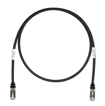 STPCH3MBBL Copper patch cord, category 5e, black f/ Panduit Santreyd 