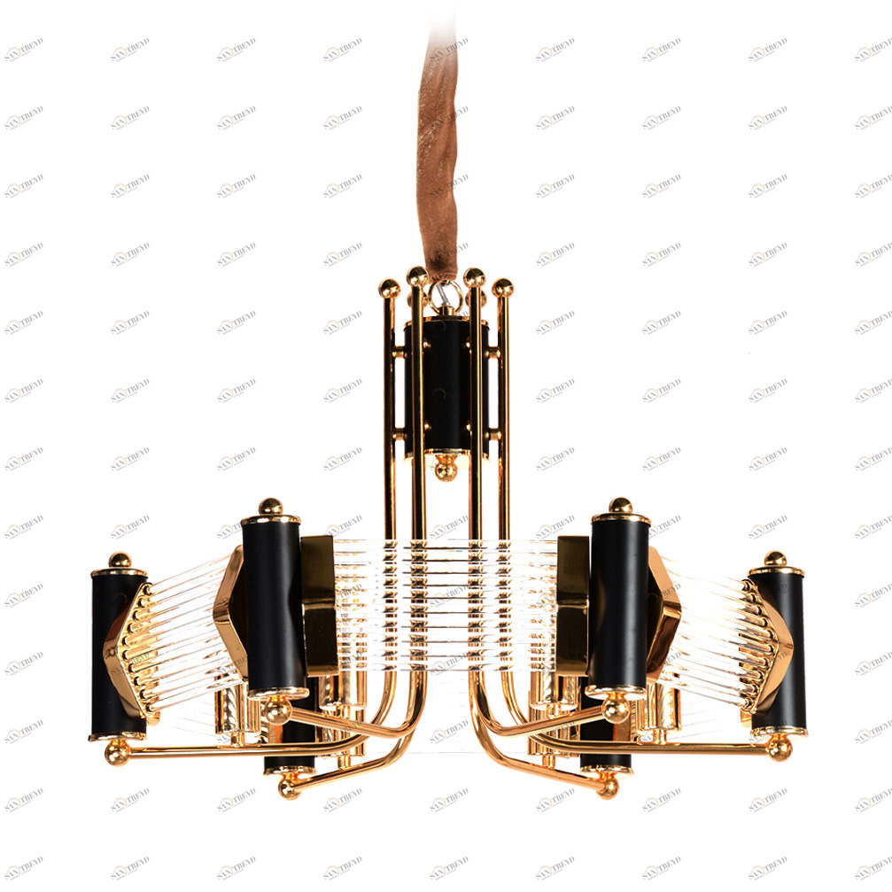 Люстра BRCH9062-6 от Delight Collection золото/черная DELIGHT COLLECTION ДИЗАЙНЕРСКИЕ 247085 Золото 