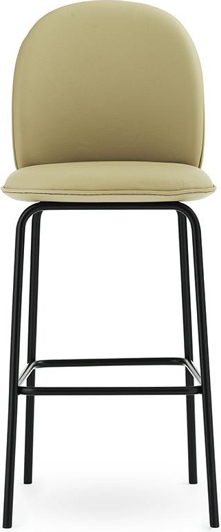603115 Bar Chair, 75 см, полная обивка, черная сталь, ультра-кожа Normann Copenhagen Ace - Вид №1