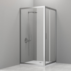 745604 Боковая часть FPSC50 h200 прозрачное стекло 6 мм и профиль хром, Kerasan Cabine doccia Италия