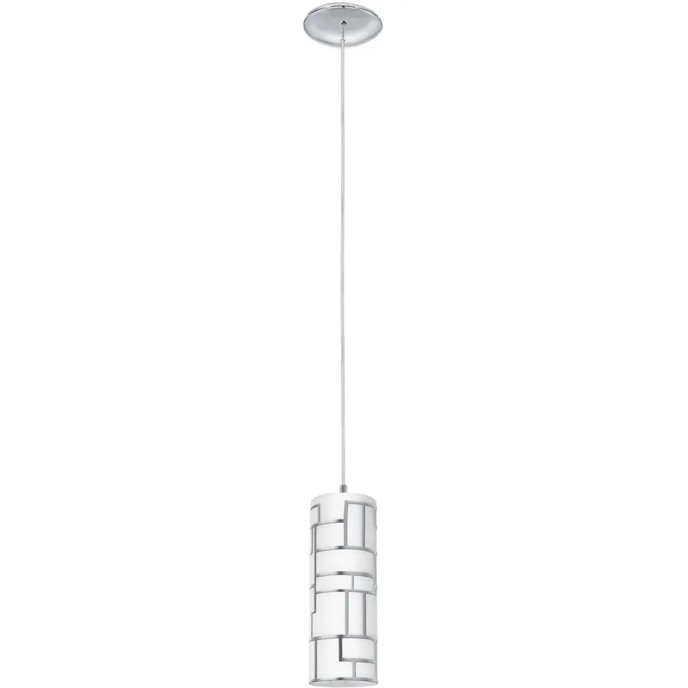 Подвес Bayman 1xE27x60 Вт, металл/стекло, цвет хром/белый 13997217 STLM-2007922 Maytoni 