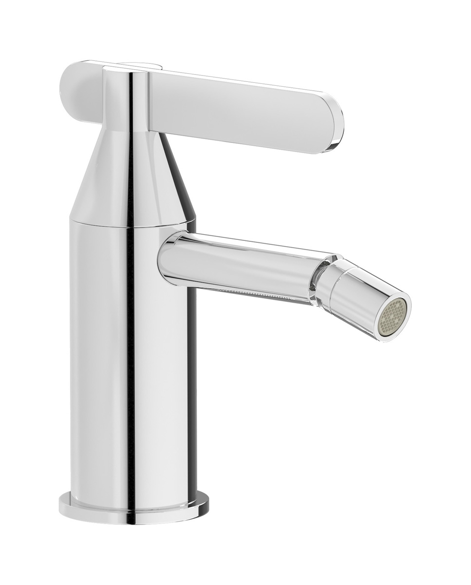 Смеситель для биде на 1 отверстие в комплекте с донным клапаном. WE ARE IB oh706on Chrome Soho