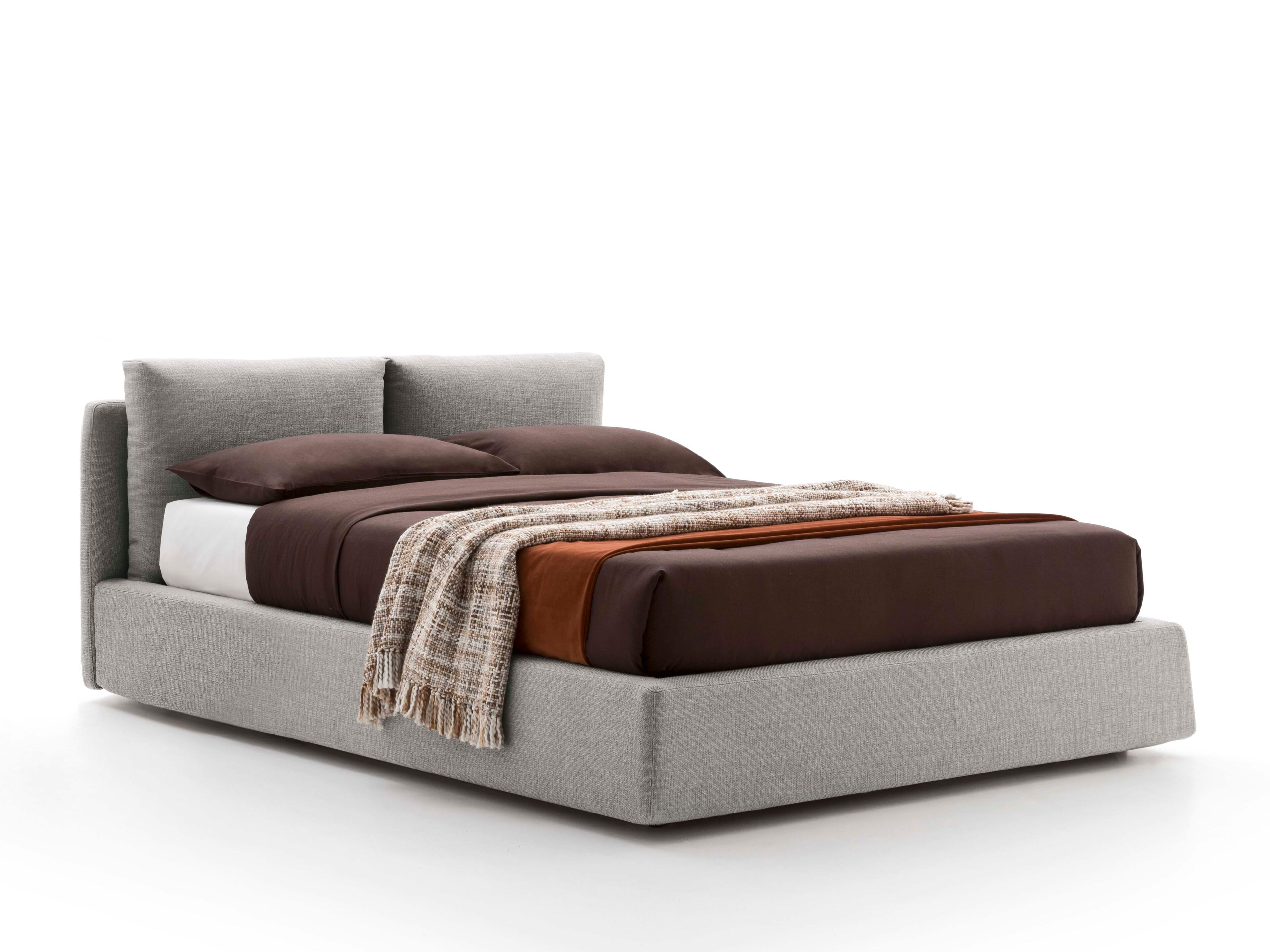 Двуспальная кровать с мягким изголовьем Alf DaFrè MILANO 2 ARCH-00143231