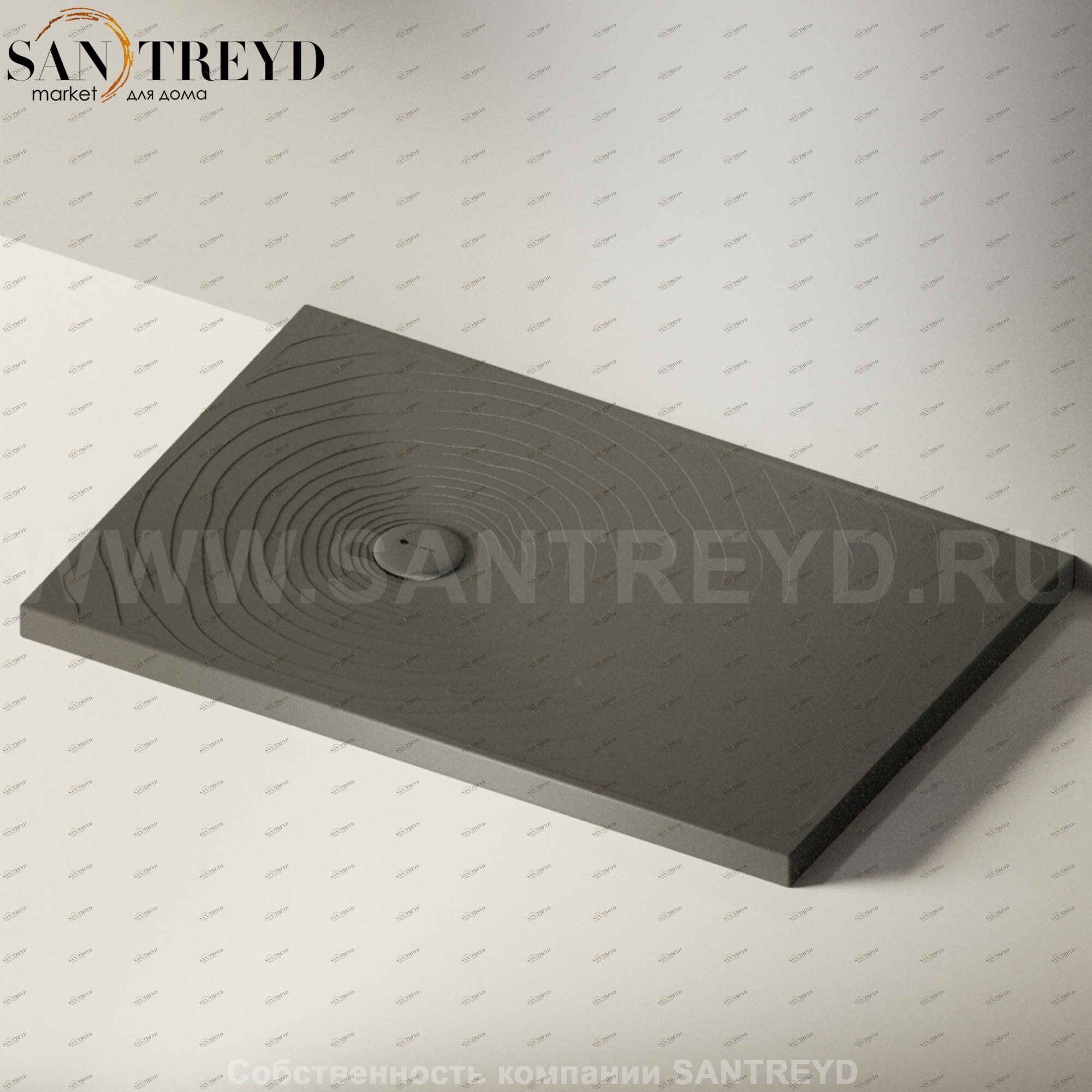 Flaminia WATER DROP Душевой поддон 120 см черный DR120.7006 Ceramica Flaminia DR1207006